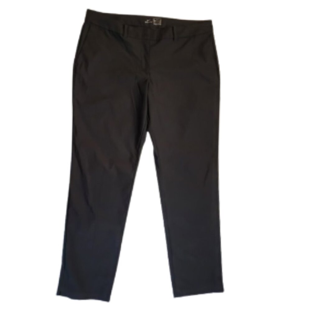 NIKE Dri-Fit Black Athletic Athleisure Golf Pants  - Women's Size 12